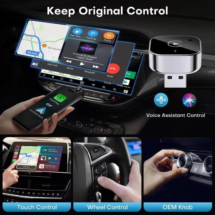Adaptateur sans fil CarPlay Android Auto