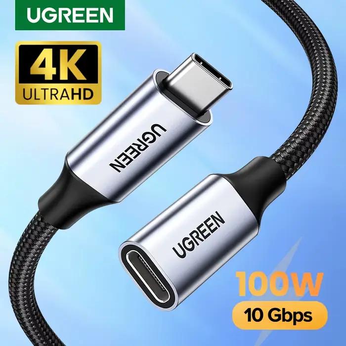 UGREEN – câble d'extension USB type-c mâle vers femelle