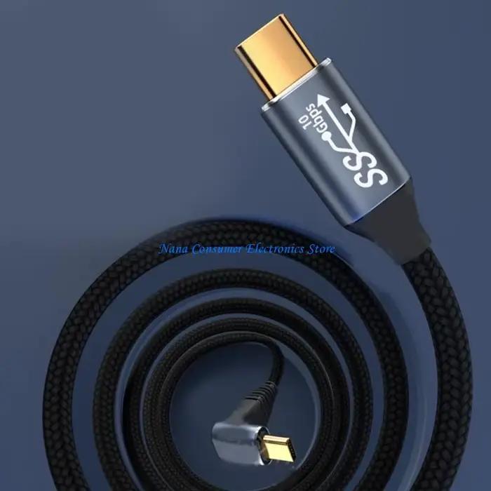 Câble USB C vers USB C à droit G7NE 100W, rapide USB C vers C type-c 0.5M à
