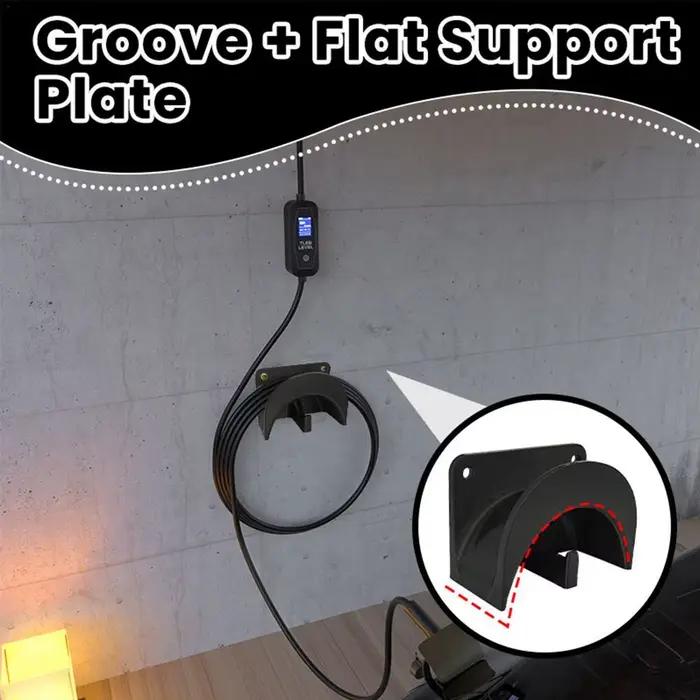 Support mural de chargeur EV en PP haute résistance robuste et élégant pour garage et maison occasions spéciales