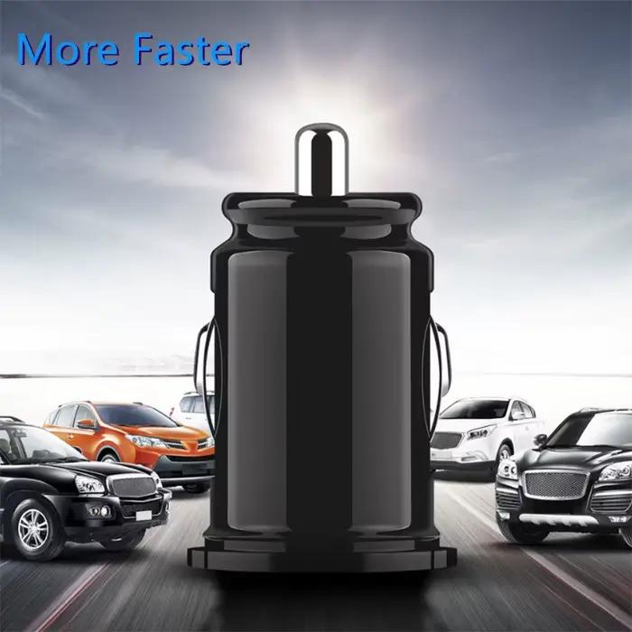 Mini chargeur de voiture double USB charge rapide 3.0 4.0 pour iPhone Samsung Xiaomi Xiaomi mi8 QC3.0 recharger rapidement dans la voiture occasions spéciales