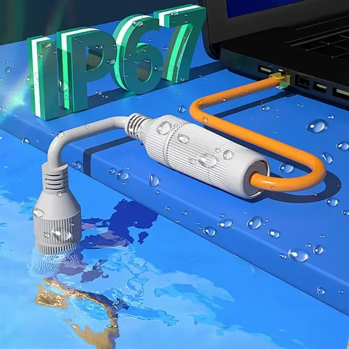 Connecteur câble réseau Ethernet RJ45 étanche IP67