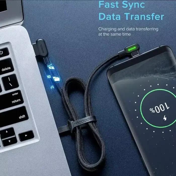 Câble de données pour téléphone portable à Double coude