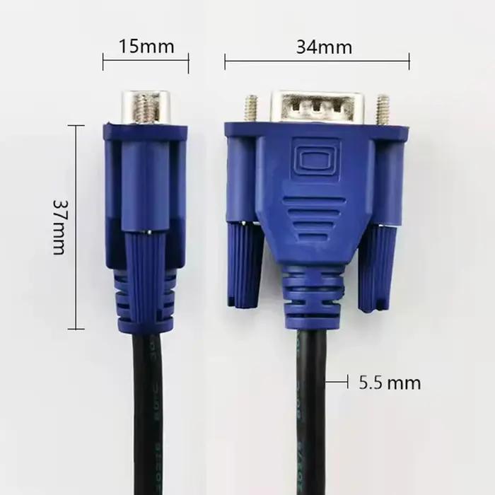 Câble VGA 3 5 mâle vers mâle