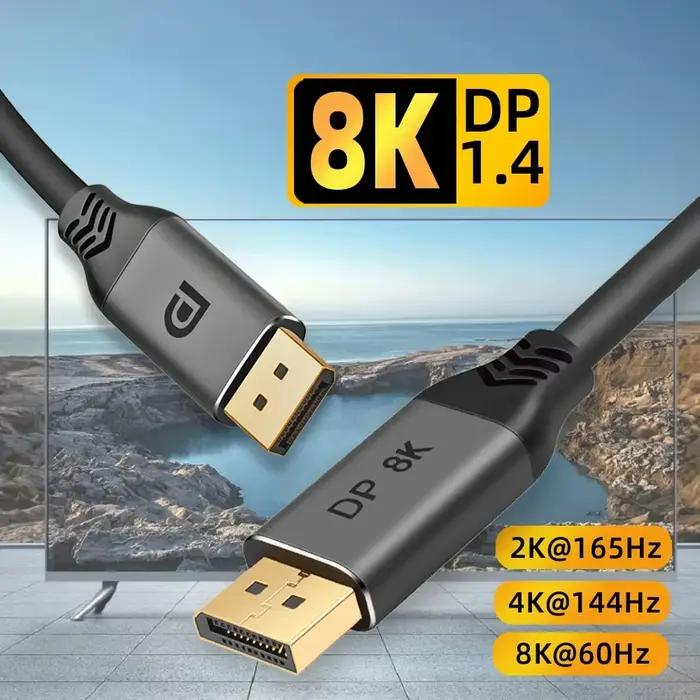 Câble DisplayPort 1.4 8K 60Hz 4K HDR 165Hz