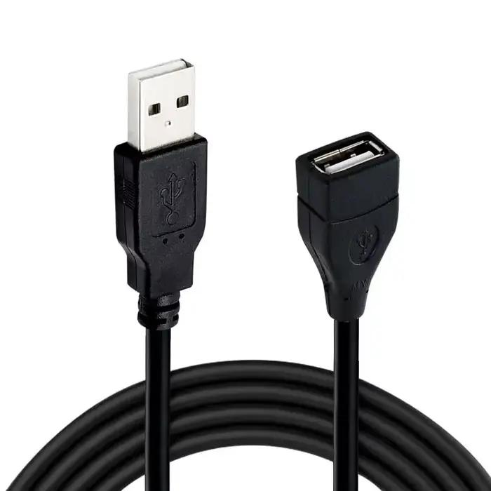 1/2 pièces câble d'extension USB 2.0 0.6m/1m/1.5m fil ligne de Transmission de données