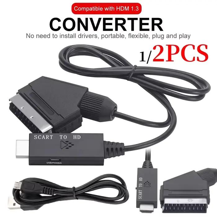 Câble de convertisseur compatible péritel vers HDMI