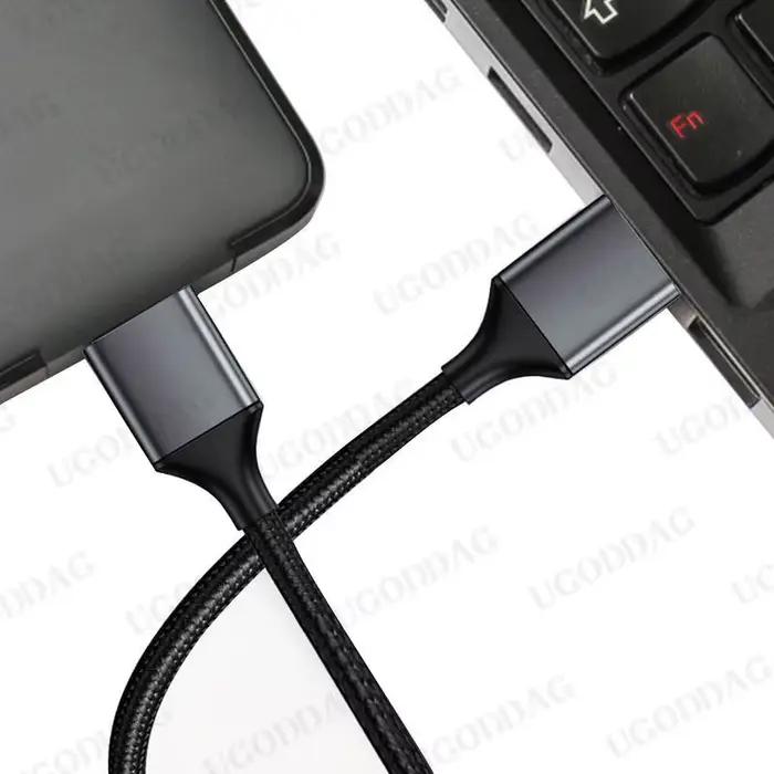 Câble d'extension tressé USB 1M 2M 3 mètres mâle à femelle ordinateur USB 2.0 clé USB souris clavier