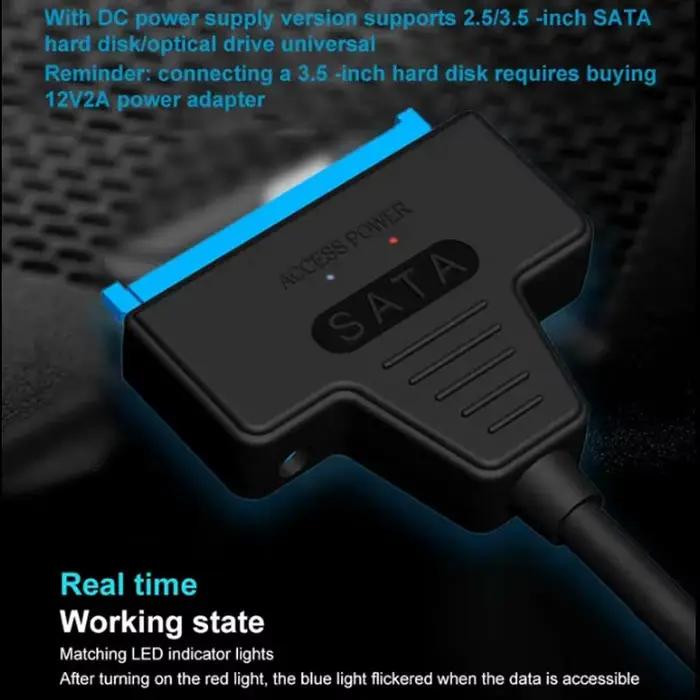 Câble adaptateur de disque dur USB 3.0