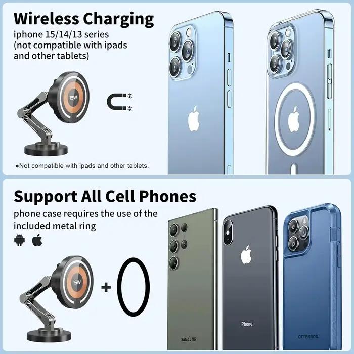 Support de téléphone magnétique pour voiture