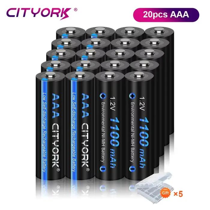 CITYORK 1.2V AAA NIMH batterie Rechargeable 3A