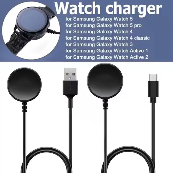 Chargeur sans fil pour montre Samsung Galaxy Watch 7 Ultra 6 5 Pro 5 4 3 Active 2 1 Gear Sport S3 station de recharge portable élégant pour femme occasions spéciales