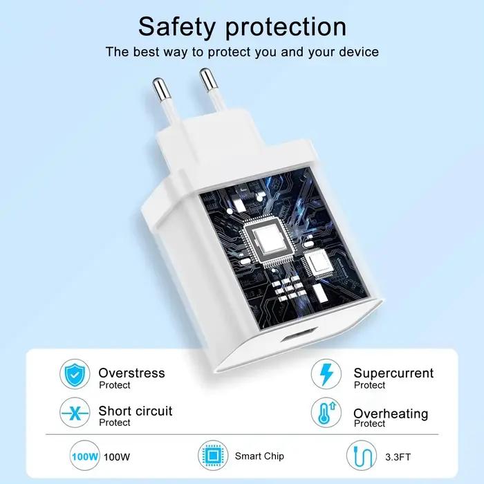 Chargeur rapide d'origine 100W pour OPPO SuperVOOC