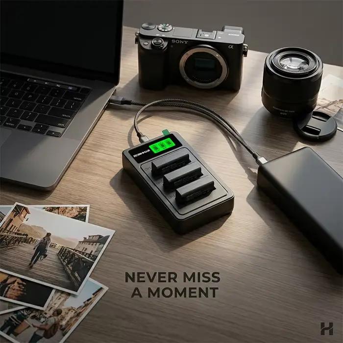 Chargeur de batterie NP-BN1 NP BN1 pour Sony Cyber-shot DSC-W510 W520 W530 W550 W560 W570 W580 W610 WX5 WX7