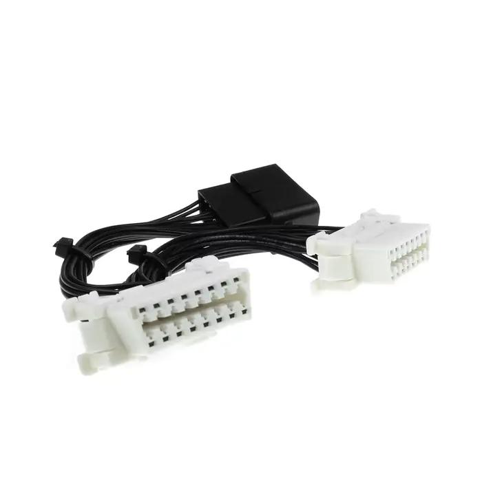 Transmission Stable et haute vitesse 16 broches OBD2 OBDii OBD 2 câble d'extension répartiteur un mâle à deux femelles