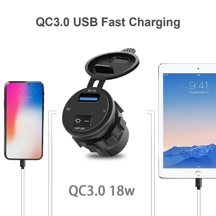 ZHIYU – chargeur rapide USB QC3.0 18W