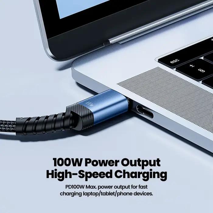 Toocki-Câble USB Type-C PD 100W