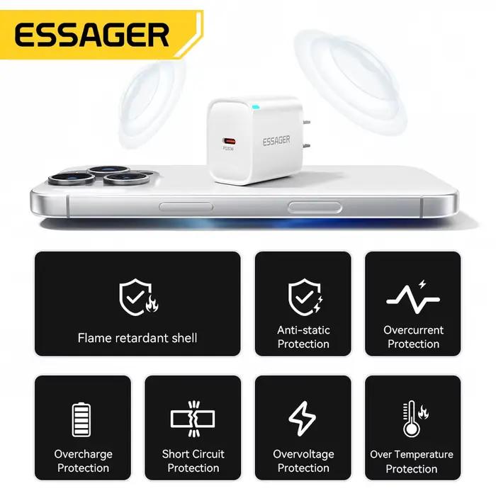 Essager Mini 30W Type C chargeur PD QC3.0