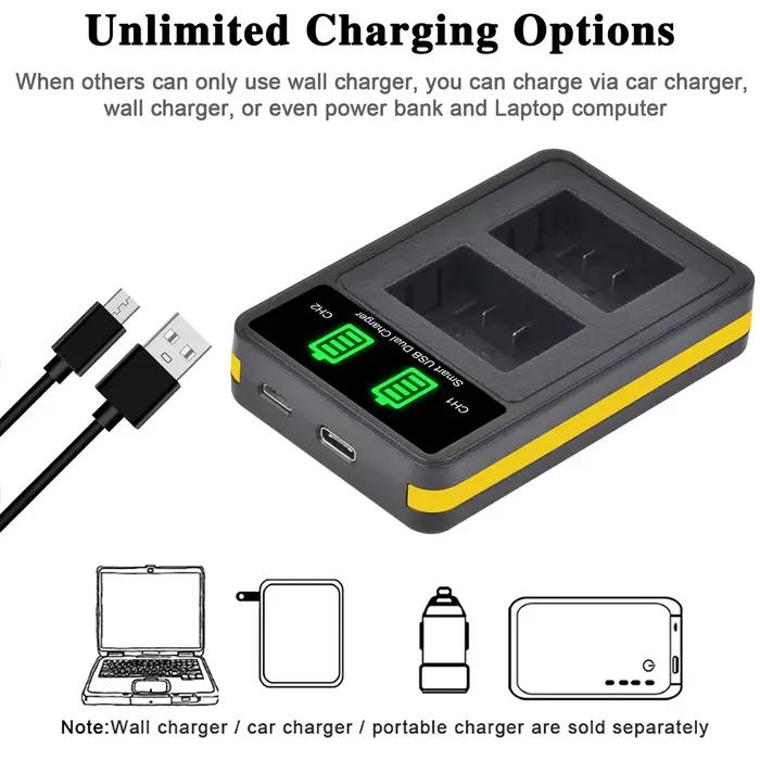 Batterie/chargeur DMW-BMB9E DMW-BMB9 pour appareils photo Panasonic Lumix DC-FZ80