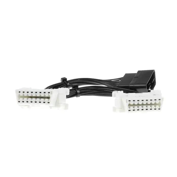 Transmission Stable et haute vitesse 16 broches OBD2 OBDii OBD 2 câble d'extension répartiteur un mâle à deux femelles