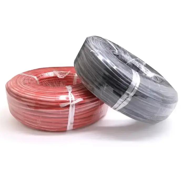 Câble en caoutchouc silicone ultra-résistant 1 5 10M² 0.3 0.5 0.75 1 1.5 2 2.5 4 6mm fil de cuivre isolé flexible haute température 2 3 4 conducteurs pour projets électriques résistants aux conditions extrêmes