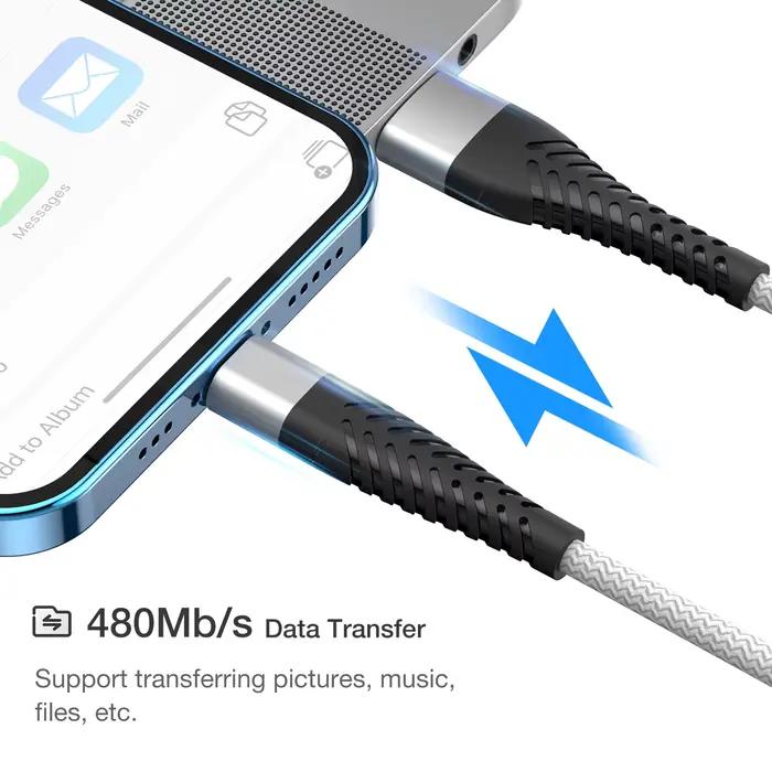 Câble USB original pour recharge rapide et transfert de données