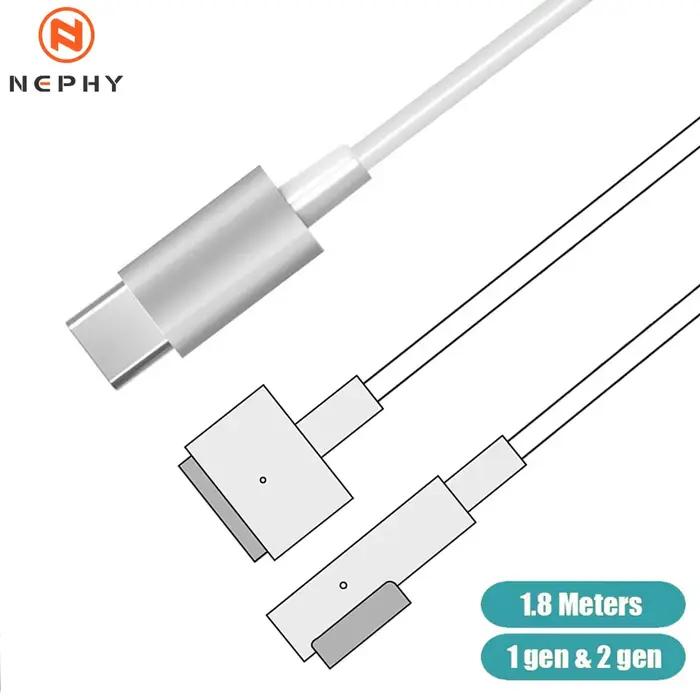 Câble adaptateur d'alimentation magnétique pour Apple MacBook Air Pro Magsafe 1/2 vers USB Type C