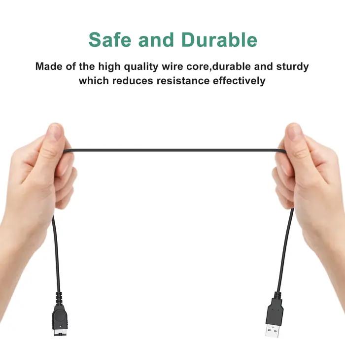 Chargeur USB de 1.2M pour Console originale Nintendo DS (NDS)/Gameboy Advance SP (GBA SP), câble de chargement, câble d'alimentation et de données