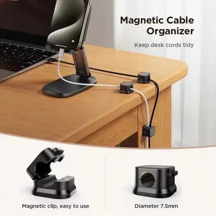 Organisateur de câbles magnétiques réglables