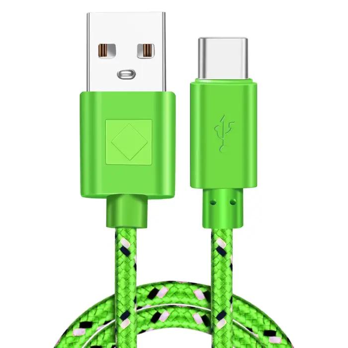 Câble USB Type C en Nylon Tressé de 1m
