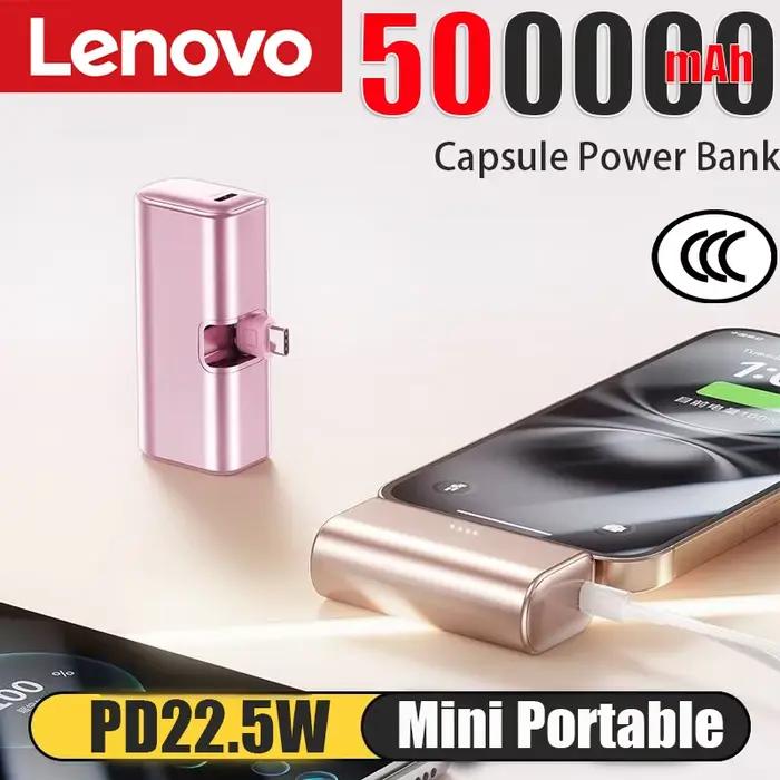 Chargeur portable Lenovo 225W 50000mAh USB-C pour iPhone 16 15 et Android occasions spéciales