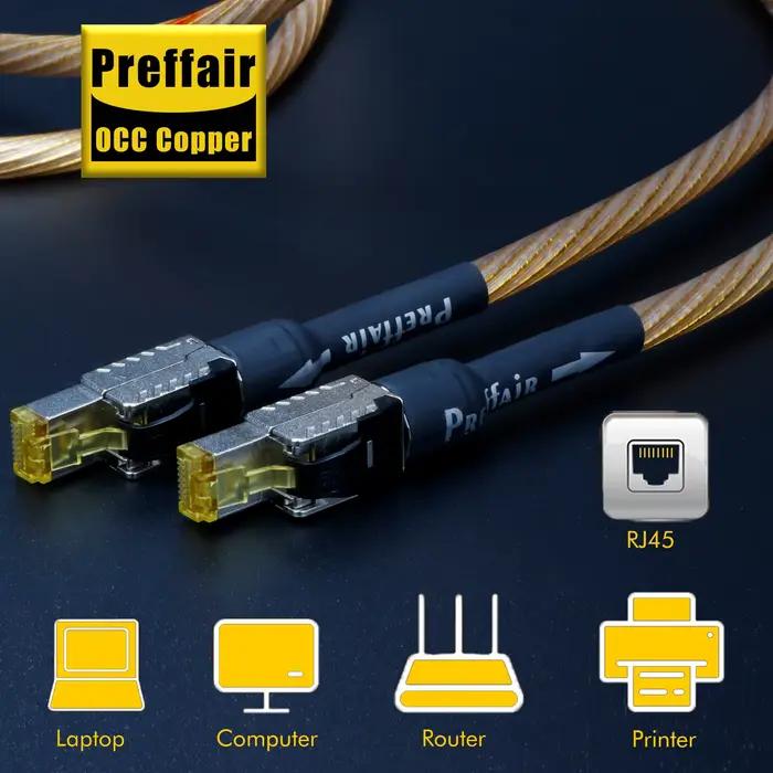 Câble Ethernet HIFI Cat8 OCC