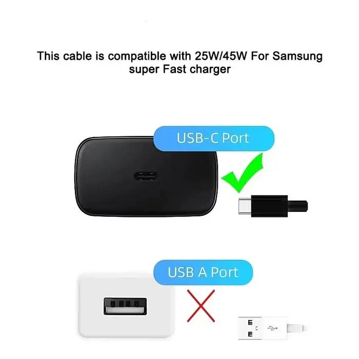 Samsung-Câble de charge super rapide d'origine