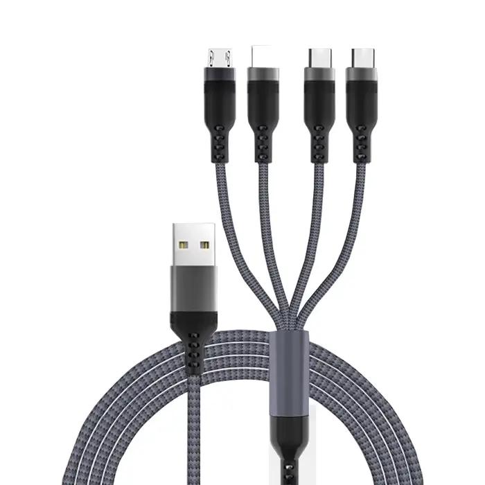 Câble de charge multi-prise 4 en 1