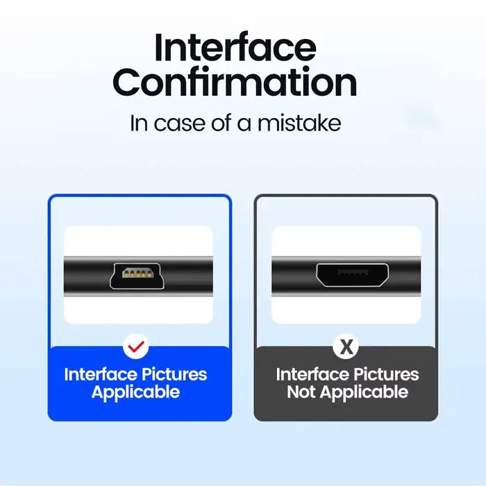 Câble USB Mini T-Port, charge rapide