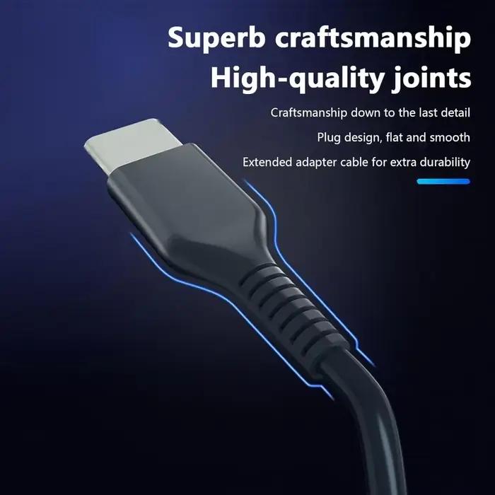 Câble USB 2.0 Type-A mâle 2 en 1 double Type C