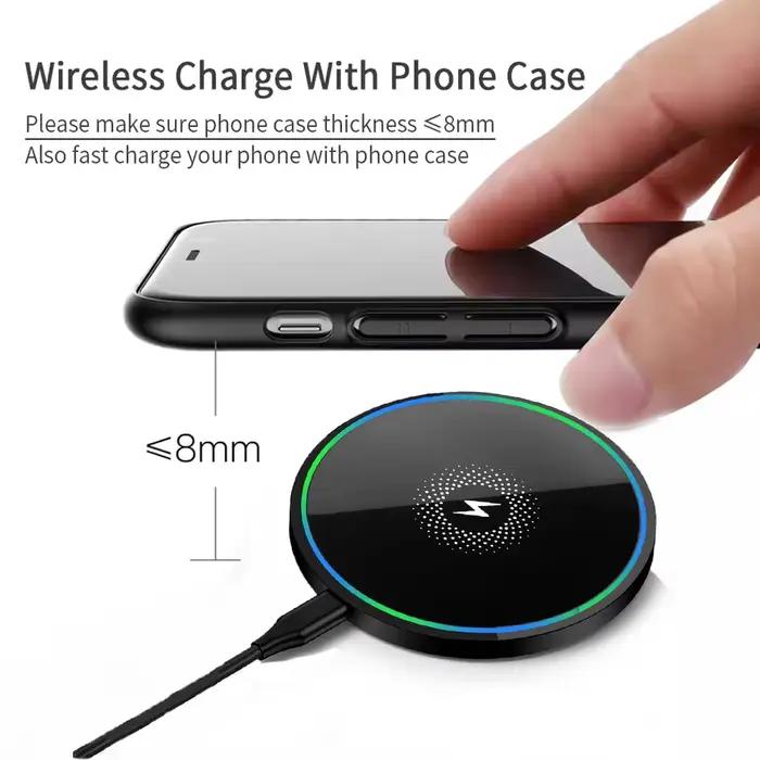 Chargeur sans fil, compatible avec les téléphones iPhone