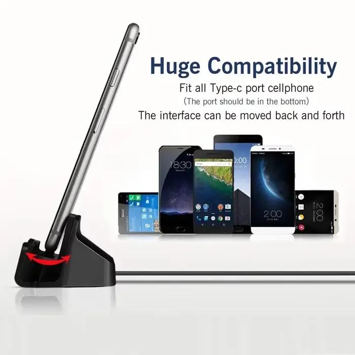 Support de téléphone avec chargeur USB de Type C