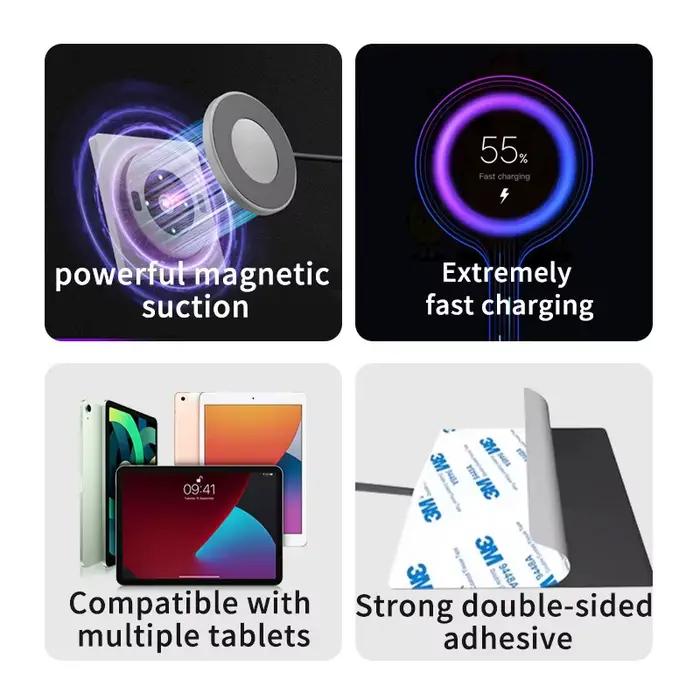 Chargeur de tablette sans fil mural