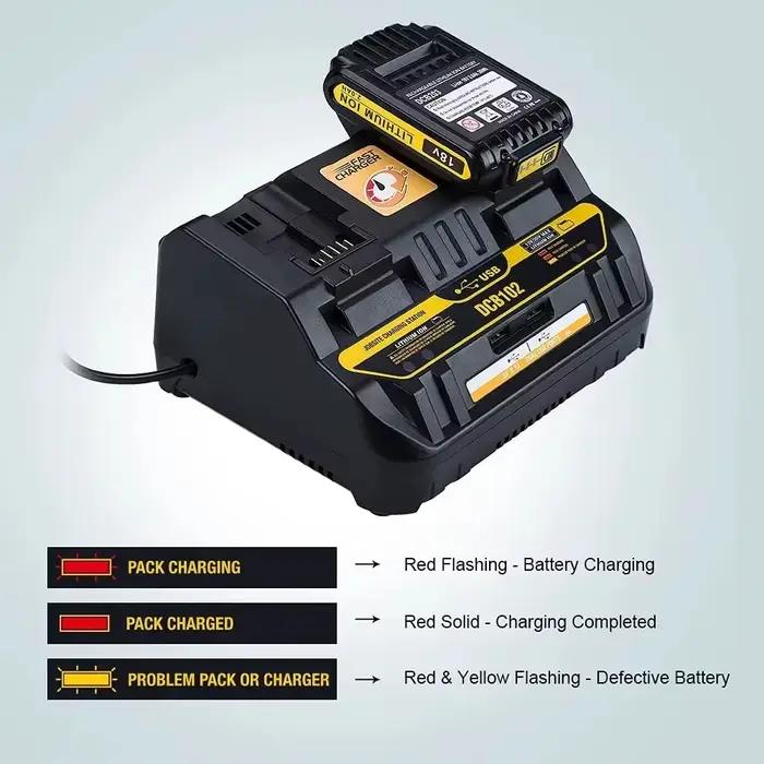 Chargeur de batterie Li-ion DCB102