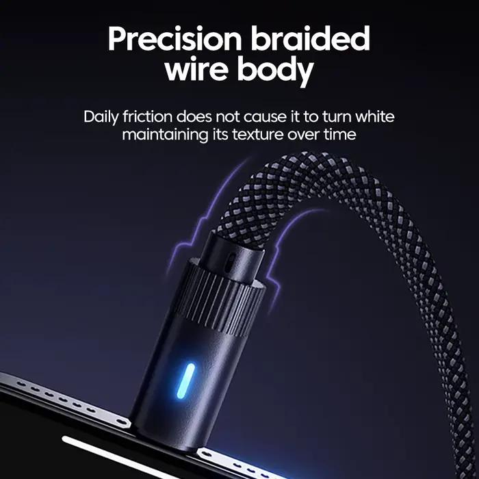 Câble de données plat en forme de L 100W Type C vers Type c, charge rapide pour iPhone 17 16 15 Huawei OPPO Honor