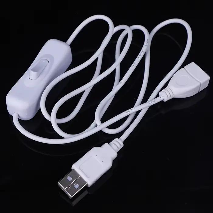 Rallonge de câble USB avec interrupteur marche/arrêt