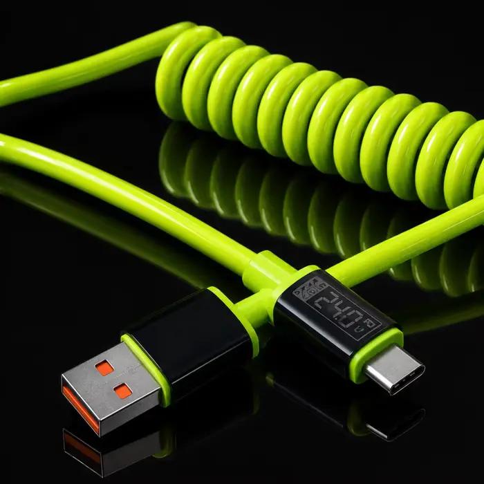 Câble de données USB Type-C à Type-C à charge rapide 240W