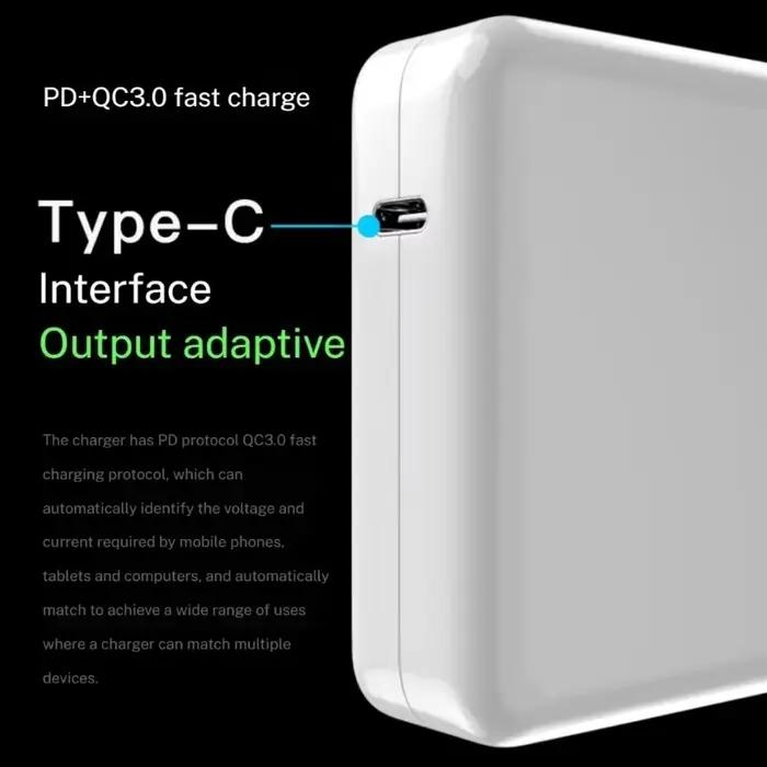 Chargeur pour ordinateur portable MacBook USB-C (type-c)