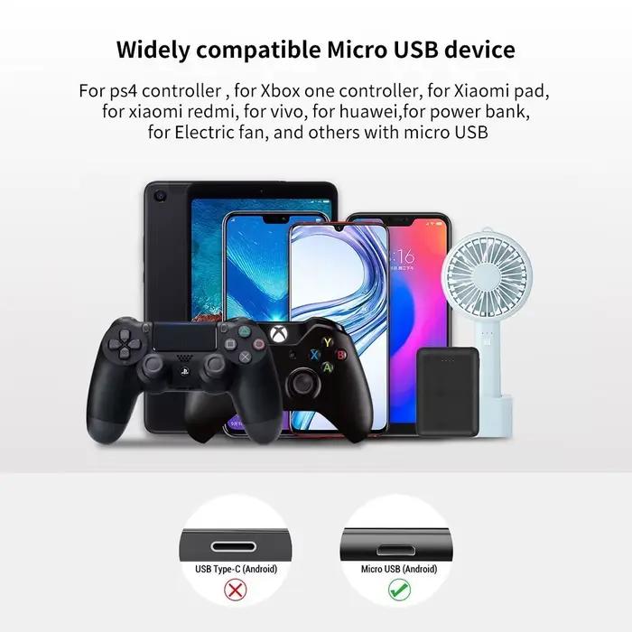 Câbles Micro USB à charge rapide