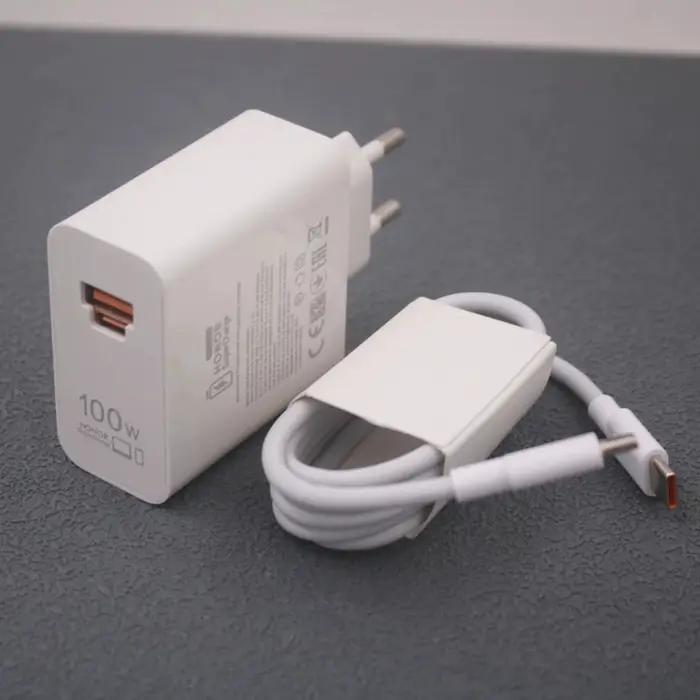 Honor 100W EU Super chargeur USB A/USB C double Port adaptateur d'alimentation de charge rapide