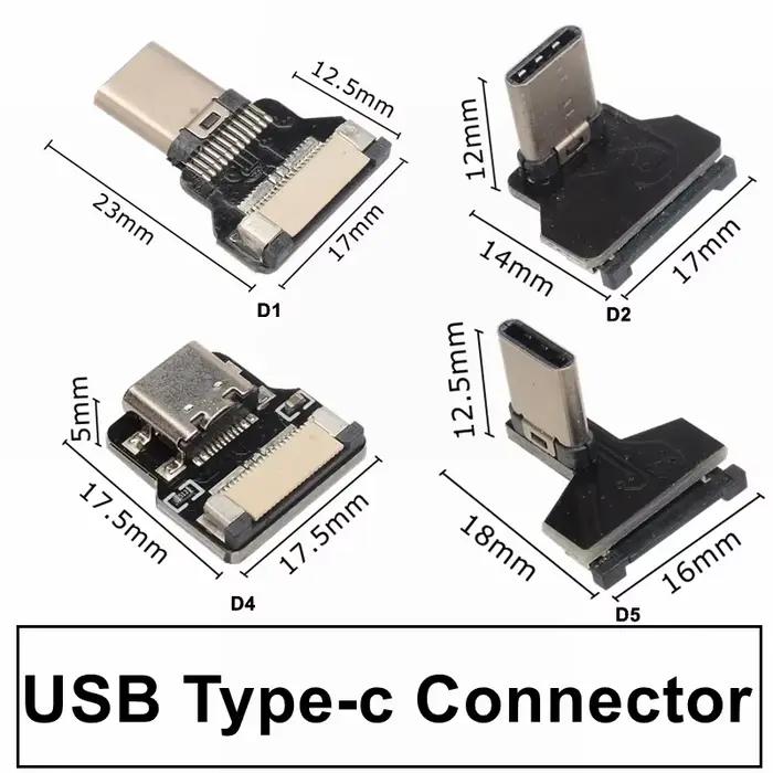 Connecteurs de prise Micro USB Type C
