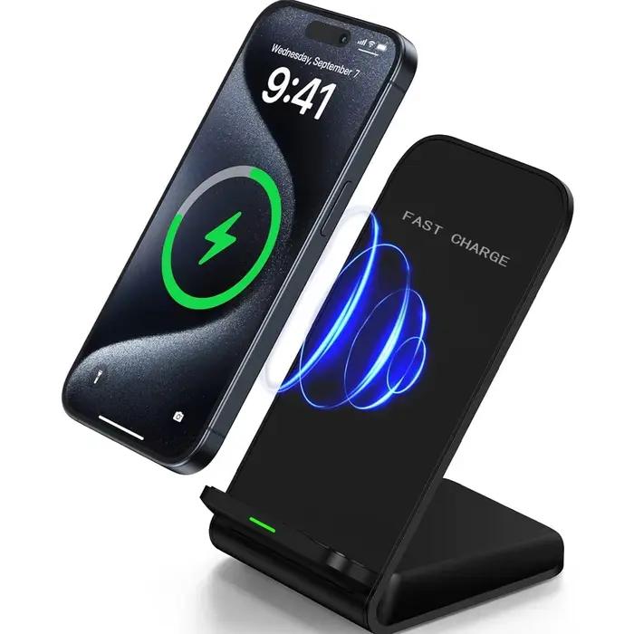 Support de charge sans fil 30W pour iPhone 17/16/15/14/13 Pro XR 8 X XS Max Samsung Xiaomi – Station