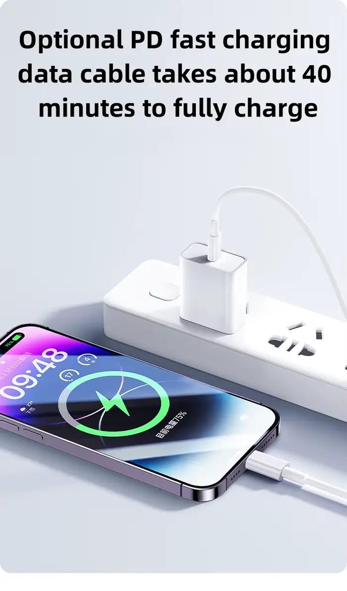 Pour PD 35W chargeur rapide USB Type C pour iPhone 15 14 13 12 11 Pro Max Mini Plus XR XS câble de données de charge accessoires
