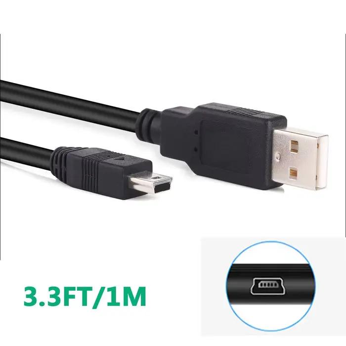 Chargeur de câble 5V l'autorisation et mini 5 broches